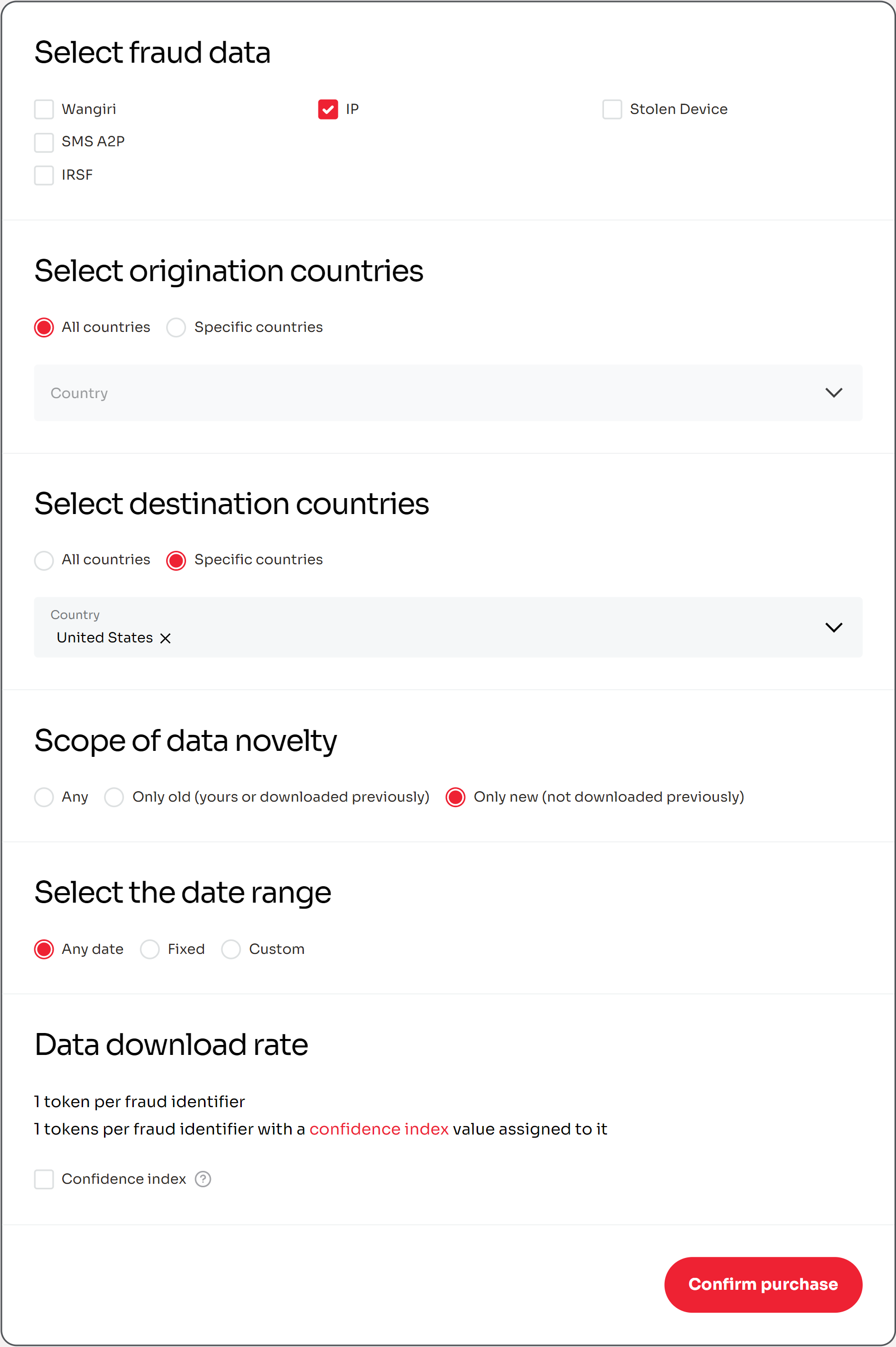 Download fraud data